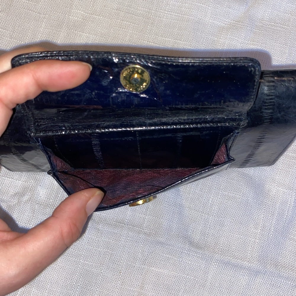 Vintage Wallet, Dark Navy, Pre-Loved, Great Condition, Unknown Brand - Picture 4 of 13